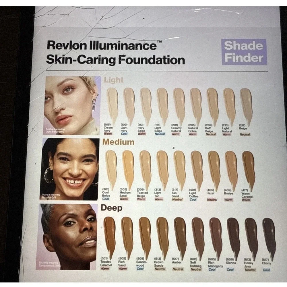 Revlon Illuminance Skin-Caring‎ Liquid Foundation 505 Rich Sand 2 Pack